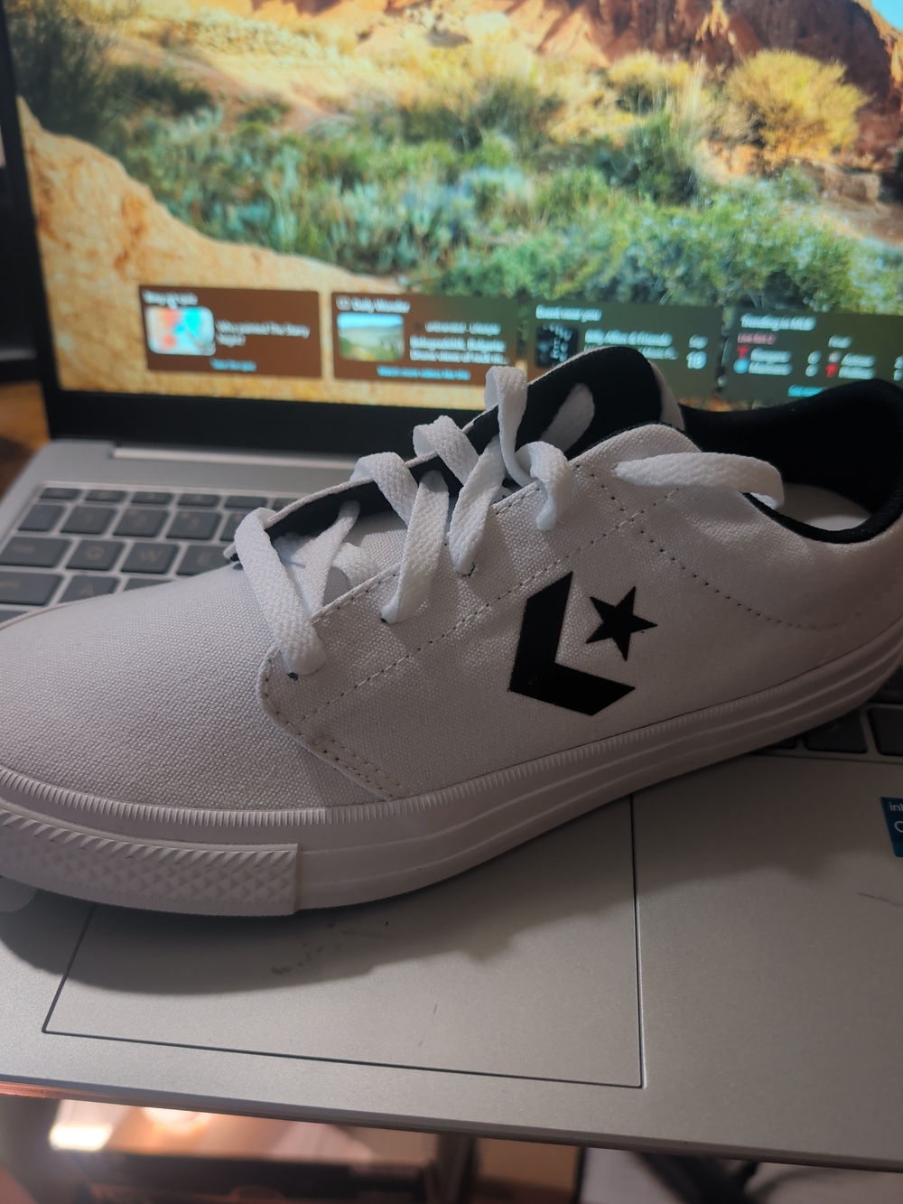 Converse Shoes Day One Classic Sneakers - White/Black Men 6 Women's 7.5 NIB